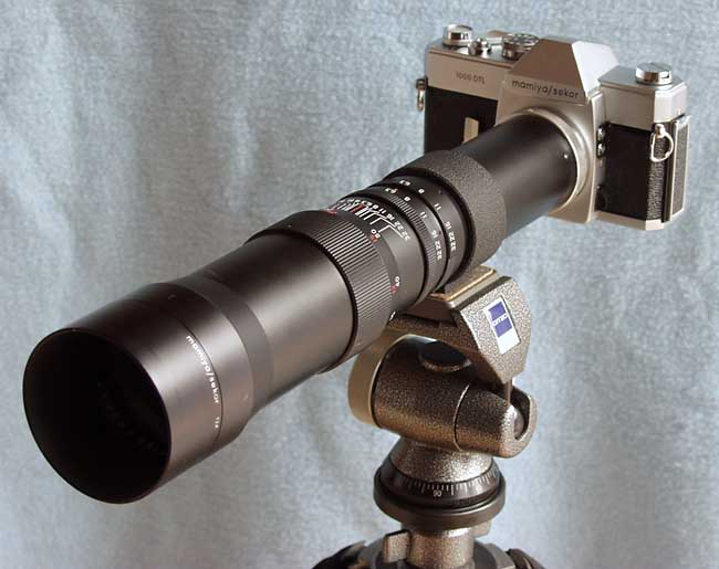 Contax Seltenes unbenutztes japanisches Mamiya Sekor 400mm F6.3 M42 Teleobjektiv... 